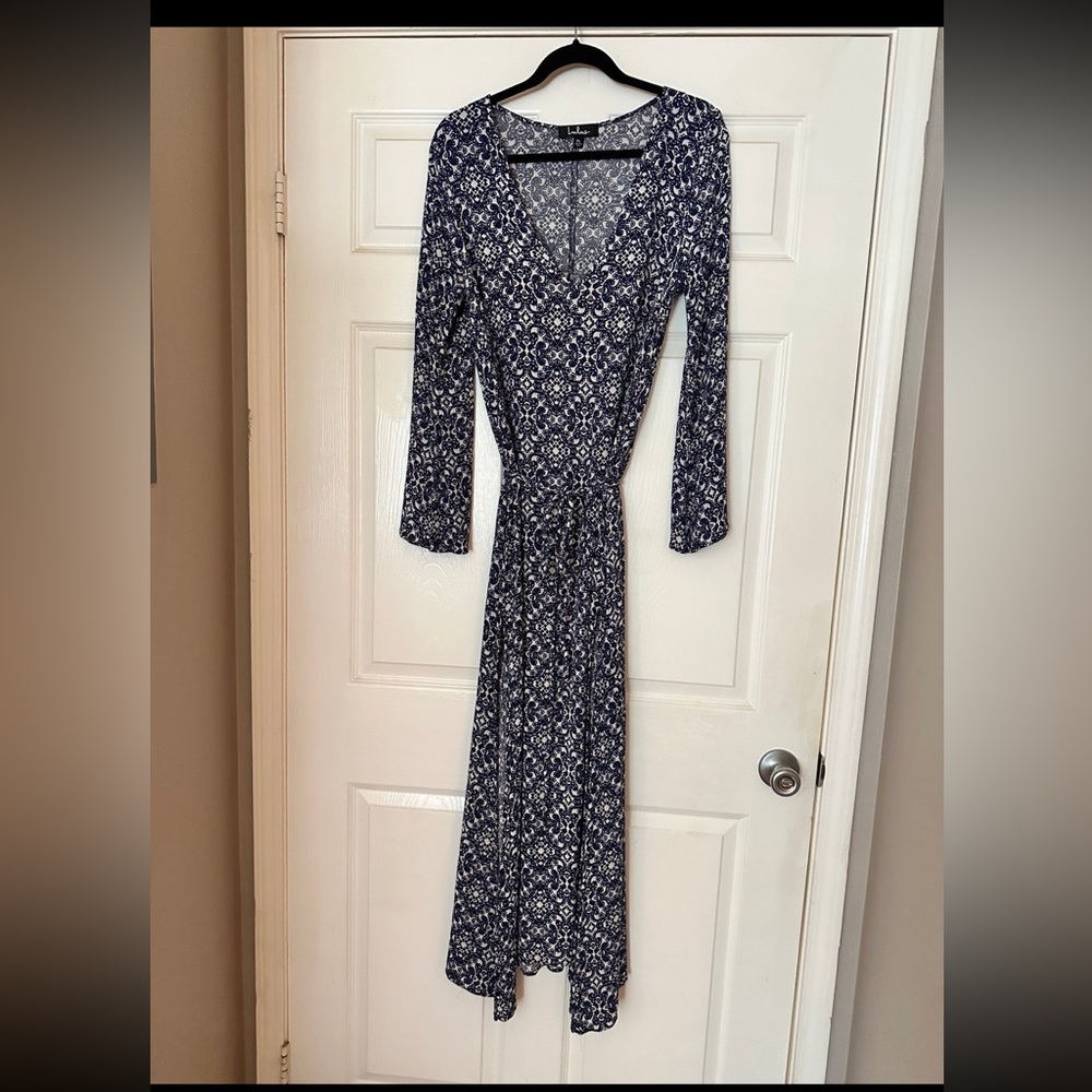Lulus long sleeve maxi dress XL